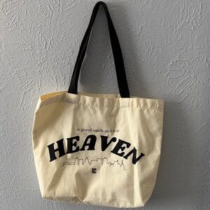 Grand Rapids Christian Canvas Tote Bag - Cream and Black